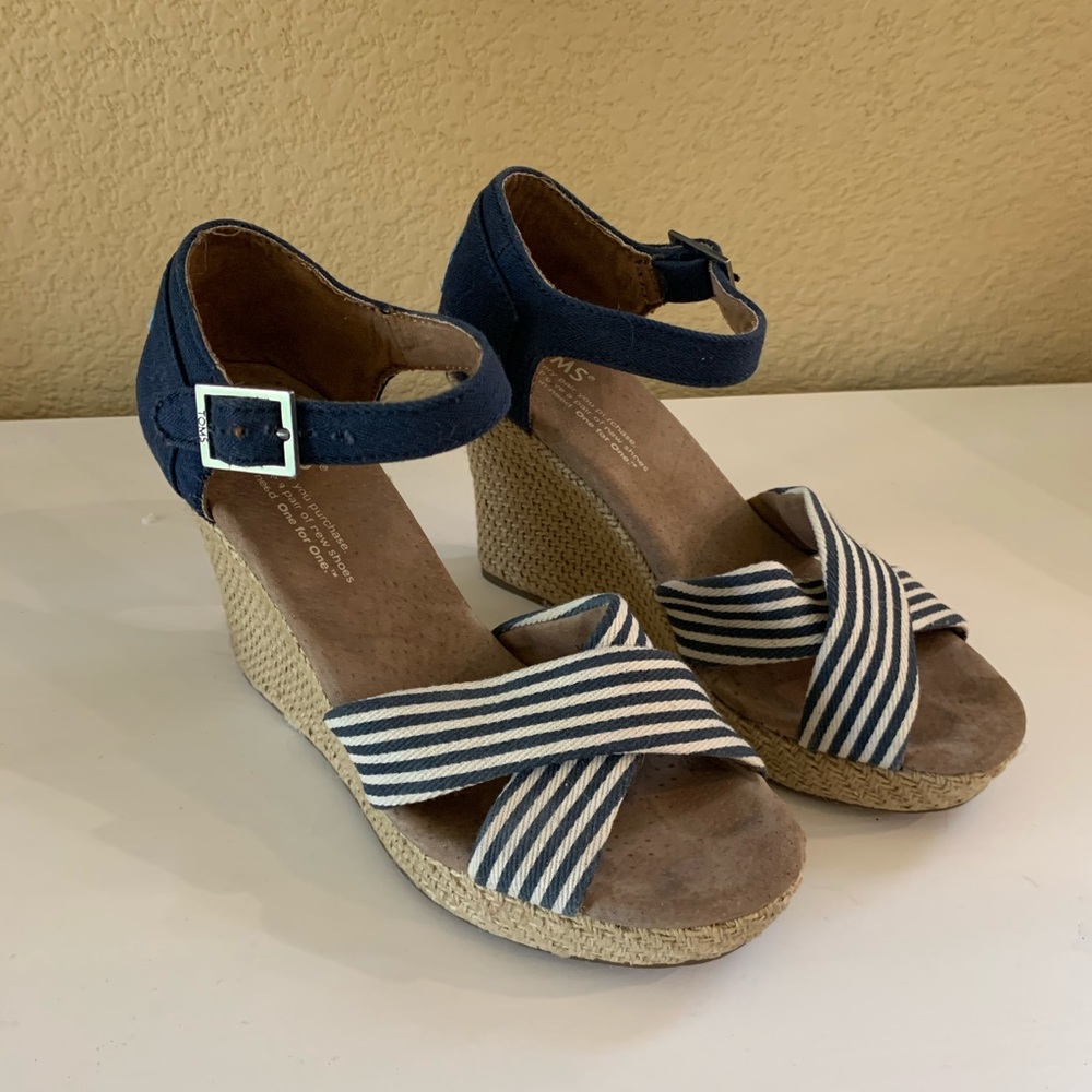 Toms Wedge Sandal Heels
